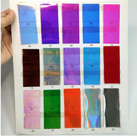 Pochette zippée en PVC holographique personnalisée de luxe avec logo, sac cosmétique durable en plastique irisé, petit emballage pour bijoux, sac à fermeture éclair