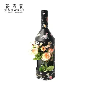 Forma di vino scatola di fiori SINOWRAP per fiore azienda fiore materiale fornitore