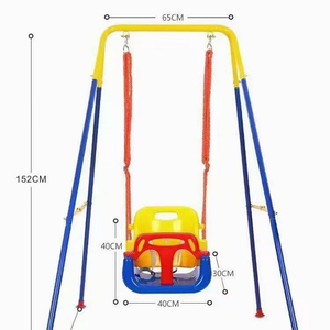 Set di <span class=keywords><strong>altalena</strong></span> <span class=keywords><strong>per</strong></span> interni ed esterni più venduti <span class=keywords><strong>per</strong></span> <span class=keywords><strong>bambini</strong></span> con caratteristiche di sicurezza <span class=keywords><strong>per</strong></span> <span class=keywords><strong>bambini</strong></span> ganci a scatto e cinturino da appendere - Product Image 4