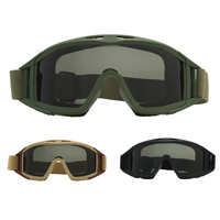 Lunettes tactiques coupe-vent d'extérieur, masques oculaires, accessoires adaptés au sport, à la conduite, au cyclisme, au CS, à la moto, au ski