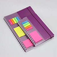 Carnet à spirale créatif avec couverture en PP, autocollant personnalisé avec logo, papier cadeau, impression UV, prix fabricant