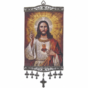 20 Cm decoración de pared con turco tela tejida con Christian ortodoxa y católica Saint Fresk icono de Turquía - Product Image 2