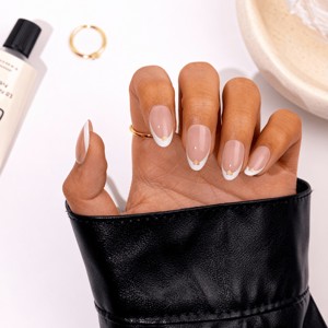 30 pièces de <span class=keywords><strong>faux</strong></span> <span class=keywords><strong>ongles</strong></span> de haute qualité, MOQ 1, avec autocollants et colle, étui de rangement pour <span class=keywords><strong>faux</strong></span> <span class=keywords><strong>ongles</strong></span>, style kawaii. - Product Image 2