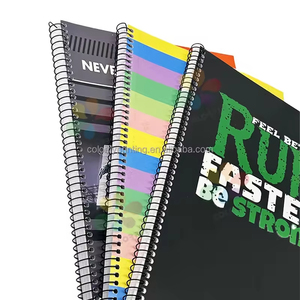 New Design <strong>A4</strong> Spiral <strong>Notebook</strong> 400 Pages Hard Cover <strong>A4</strong> Custom Cover Inner Paper Single Spiral <strong>Notebook</strong> Wholesale For Students - Product Image 1