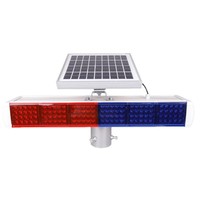 CXS Solar Flaş Lambası Kafa LED Otoyol Flaş Lambası Yol İnşaatı Sinyal Lambası Çift Taraflı Uyarı Lambası