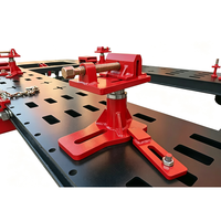 Machine de réparation de châssis de voiture de haute précision, banc de redressage de châssis précis, machine de tirage de qualité pour l'alignement du châssis