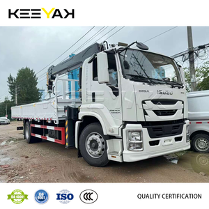Kualitas baik Isuzu pemulihan derek dipasang truk dibuat sesuai pesanan 10 Ton truk Mounted <span class=keywords><strong>Crane</strong></span> 205hp diesel Boom derek untuk truk - Product Image 3