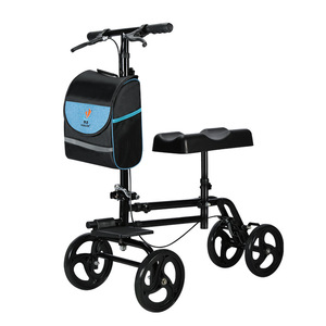 Fushide <b>Rollator</b> <b>Walker</b> 53cm High Carbon Steel With Seat And Bag For Elderly Mobility Aid - Product Image 1