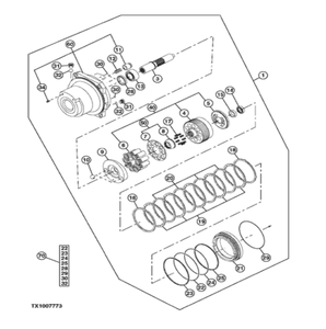 Reductor de Traslación para Excavadora Deere 800C 850DLC 650DLC, Referencias 4636857 PG200045 9254462 - Product Image 4