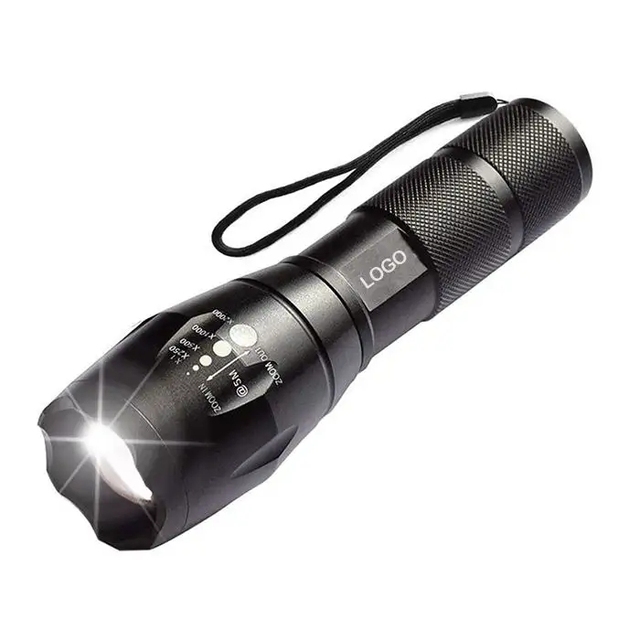 Zoom Pocket LED Flashlight Strong Torch Light Super Bright Linterna Tactical Dry Battery Mini Flashlight