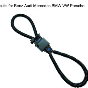 Adaptador de fibra óptica macho y hembra para conectores de automóviles Benz con cable en espiral - Product Image 2