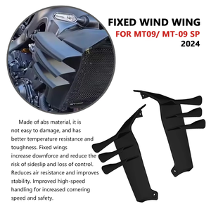 Yamaha 2. 0 MT09 <span class=keywords><strong>MT</strong></span> <span class=keywords><strong>09</strong></span> <span class=keywords><strong>SP</strong></span> 2024 2025 Carenado Nuevos accesorios Alerón lateral Alerón delantero Alerón inferior Ala fija - Product Image 3