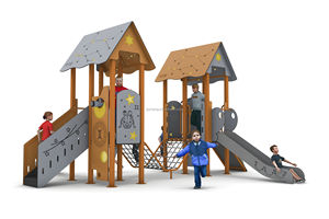 Attrezzature per <span class=keywords><strong>Parchi</strong></span> Giochi all'Aperto in Plastica per <span class=keywords><strong>Bambini</strong></span>, Scivoli per Scuole e <span class=keywords><strong>Parchi</strong></span> Divertimento di Wenzhou - Product Image 4