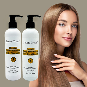 <span class=keywords><strong>Champú</strong></span> suavizante para la reparación del cabello de queratina diaria, suave, nutritivo, hidratante, líquido sin silicona, no irritante, cuero cabelludo sensible - Product Image 2