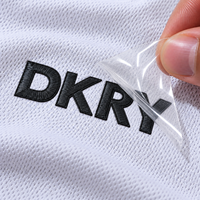 Étiquette de vêtement personnalisée de qualité supérieure, en TPU gaufré 3D, avec transfert thermique, logo de marque, patch pour vêtements de sport, polos, vestes
