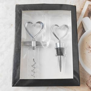 Heart Shaped Zinc Alloy <b>Wine</b> Opener Bottle <b>Stopper</b> For Holiday Party Use - Product Image 4