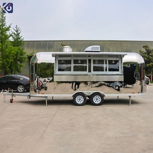 Camion de restauration commercial CAMPTRL entièrement équipé avec cuisine complète, crêpes, burgers, remorque alimentaire homologuée DOT à vendre - Product Image 3