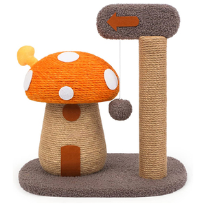 Hiện đại sang trọng mèo leo gãi cây tùy chỉnh nhà máy nhỏ mèo gãi bài với sisal sang trọng treo bóng Carton Đóng Gói - Product Image 1