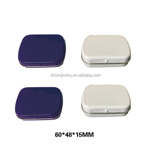 Của Trung Quốc nóng bán Chứng Khoán <span class=keywords><strong>mini</strong></span> hộp thiếc đen trắng bạc hà Lozenges <span class=keywords><strong>tin</strong></span> có thể kim loại đóng gói cho nhai kẹo cao su đường cho thực phẩm sử dụng - Product Image 2