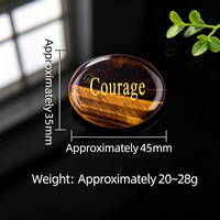 Pendentif en pierre de vœux en cristal gravé avec affirmation, en unakite et agate, avec mots, pour cadeau, guérison et décoration, vente en gros