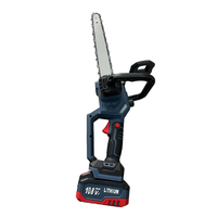 12 Inch108VfScie à chaîne électrique sans brosse Coupe-bois Batterie portable Scie à chaîne électrique Rechargeable Outils électriques d'élagage de jardin
