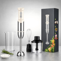Mixeur Plongeant Électrique 400W, Mixeur à Main Domestique, Moteur DC, 2 Vitesses, Acier Inoxydable 304, En Stock Usine