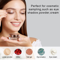 Bocaux rechargeables 3g à couvercle rotatif, personnalisables et marquables, pour cosmétiques (lotion, soins de la peau, crème contour des yeux, huiles essentielles, produits en vrac)