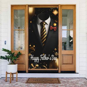 Cubierta de Puerta Personalizable para el Día del <span class=keywords><strong>Padre</strong></span>, con Tema de Superman, Banner para Puerta con el Mejor Papá del Mundo, Banderas Colgantes para Jardín - Product Image 3