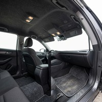 Panneaux insonorisants et antistatiques en feutre de fibres 100 % polyester léger noir et gris 260 GSM pour coffre de voiture