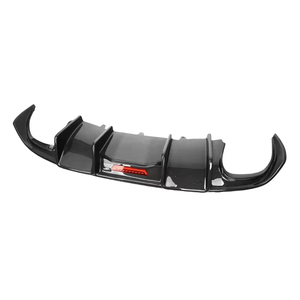Difusor Trasero de Fibra de Carbono Real para Audi A5 S5 B8 2008-2011, Splitter de Parachoques Trasero con Luz LED - Product Image 4