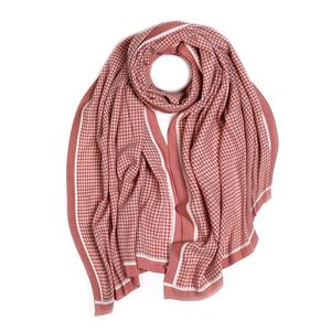 Écharpe en cachemire <span class=keywords><strong>pied</strong></span>-<span class=keywords><strong>de</strong></span>-<span class=keywords><strong>poule</strong></span> <span class=keywords><strong>de</strong></span> mode <span class=keywords><strong>de</strong></span> luxe <span class=keywords><strong>de</strong></span> concepteur 100% étoles personnalisées hiver femmes en plein air écharpes chaudes en cachemire châle - Product Image 2