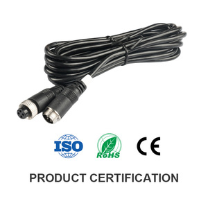 Nhà Máy loạt gx12 4-pin Brass hàng không cắm cáp mở rộng 3/5/8/10/15/20M che chắn kết nối Nam/Nữ điện năng lượng mặt trời - Product Image 4