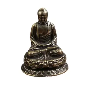 Brass Big Day Tathagata Buddha bronze Buddha wholesale to do old pure copper Buddha sculpture metal crafts