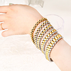 Pulsera de Acero Inoxidable al por Mayor para Hombre, Brazalete de Lujo de Acero de Titanio, Joyería de Moda Masculina - Product Image 3