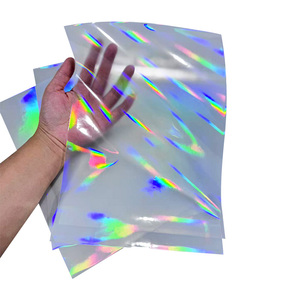 OEM 50micron cấp thực phẩm Bopp Holographic trong khuôn nhãn phim mờ tiêm khuôn nhãn cho cà phê nước giải khát gói - Product Image 1