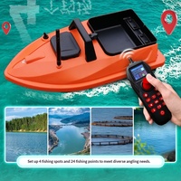 Bateau à appât intelligent V805 GPS Beidou, 500m, ancrage électronique, croisière, ligne de pêche, mesure de la température de l'eau, plastique ABS, électrique