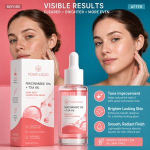 Cuidado Avanzado para Manchas Oscuras, Solución para un Tono Desigual, Iluminador y Reafirmante, Rico en Ácido Tranexámico y Niacinamida, Suero Facial TXA - Product Image 2