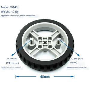6514 TT moteur <span class=keywords><strong>roue</strong></span> libre <span class=keywords><strong>axe</strong></span> croisé Robot voiture intelligente <span class=keywords><strong>roue</strong></span> étroite 65mm moteur ligne patrouille - Product Image 2