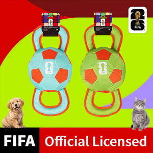 Jouet de balle de remorqueur de football pour animaux de compagnie sous licence officielle de la <span class=keywords><strong>FIFA</strong></span> - Product Image 1