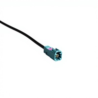 HFM Automotive Coaxial Wiring Harness untuk Seri AMZ010-000 Single-chamber Straight Head Plastik Casing RG174 DACAR535