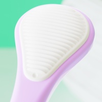Grattoirs à langue en silicone à nettoyage en profondeur double face avec logo Fabricant personnalisé