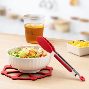 Nylon BBQ <b>Tongs</b> with Heat Resistance and Easily Cleaned for Outdoor Camping & Kitchen Use - Product Image 4