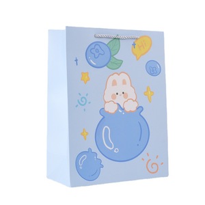 ใหม่กระเป๋าใส่บัตรหนาสีขาวกระเป๋าโท้ทรูปสัตว์การ์ตูนกระเป๋ากระดาษห่อของขวัญสำหรับเด็กของขวัญวัน - Product Image 1