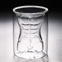 Verres à eau à double paroi en verre borosilicate épaissi, anti-condensation, pour la maison, la cuisine et les bars