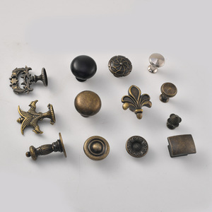 Furniture Handle And <b>Knob</b> Zinc Alloy Chinese Style Novelty Shape Drawer Cabinet <b>Door</b> Single Hole Durable Plating - Product Image 1
