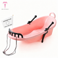 Toboggan à neige pour enfants, ours de dessin animé, robuste, capacité de 120 kg, certifié CE EN71, jouets de neige d'hiver sûrs pour l'extérieur, enfants de 3 ans