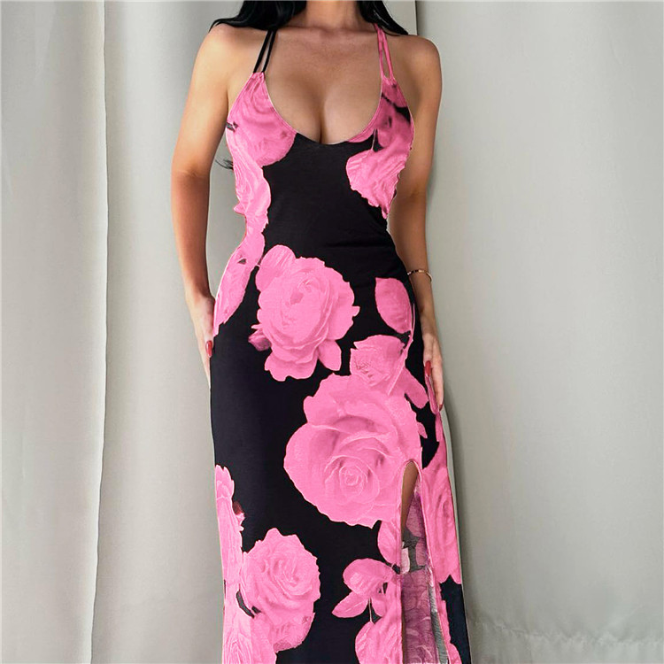 chinese dress ladies Undress Amila Beige Satin Backless Maxi Dress main image 0