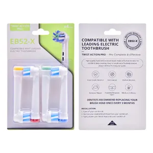Commercio all'ingrosso Oem produttore di ricambio testine di spazzolino elettrico Eb52 X testine per uso orale