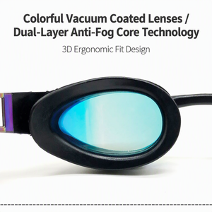 <span class=keywords><strong>Occhialini</strong></span> da Nuoto Personalizzati OEM con Logo UV, Lenti a Specchio Glacier, Cinturino Regolabile, Anti-Appannamento, Ultra-Adattabili, in Silicone e PC - Product Image 6