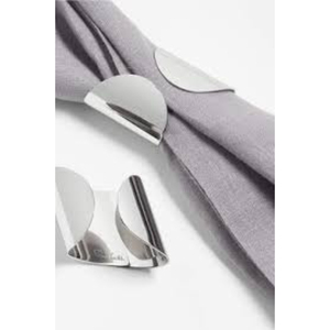 Anillo de Servilleta Redondo Clásico de Metal, Duradero, Resistente al Óxido, Acero Inoxidable, Aleación de Zinc de Alta Calidad con Cromo/Plata para Fiestas - Product Image 3